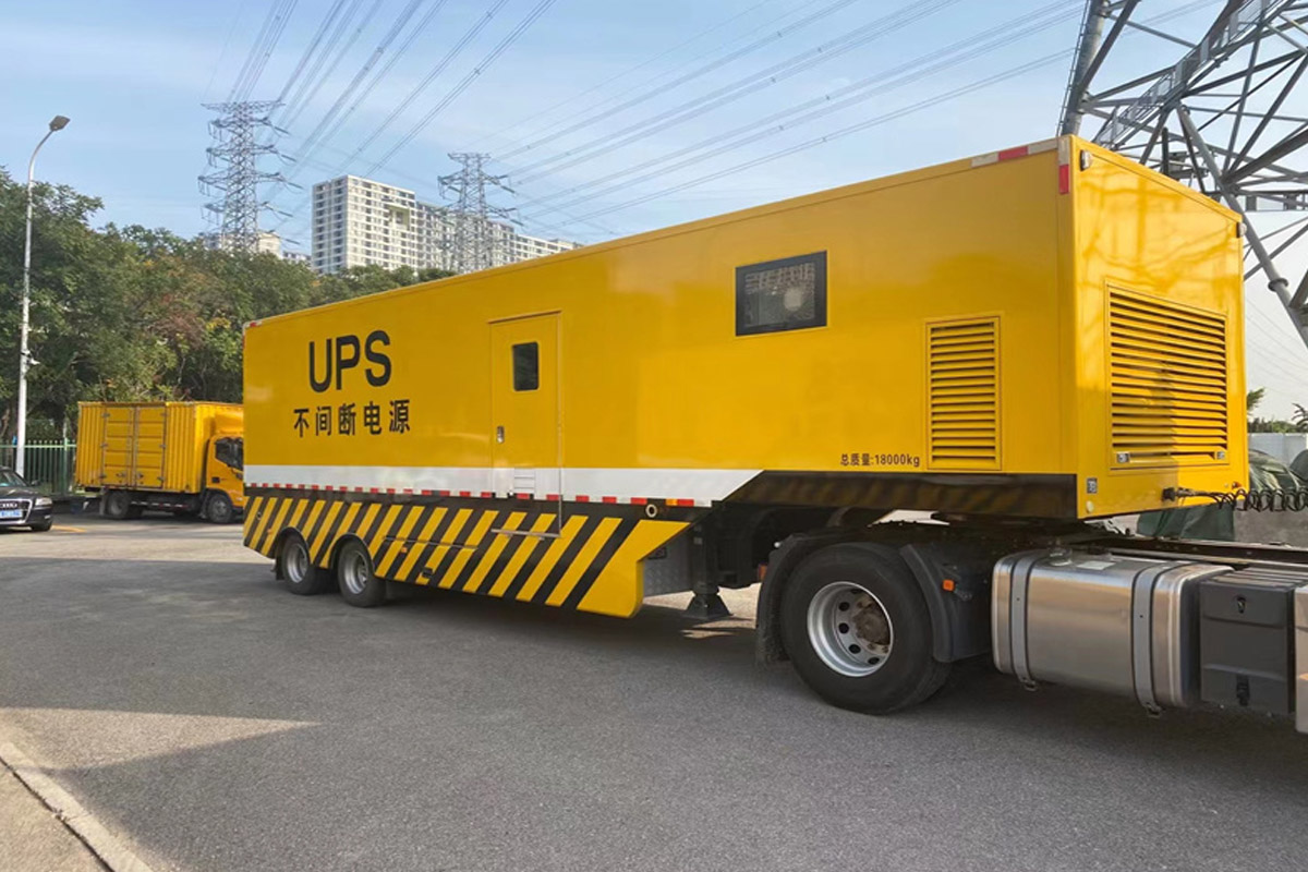 陇南发电机租赁施工现场